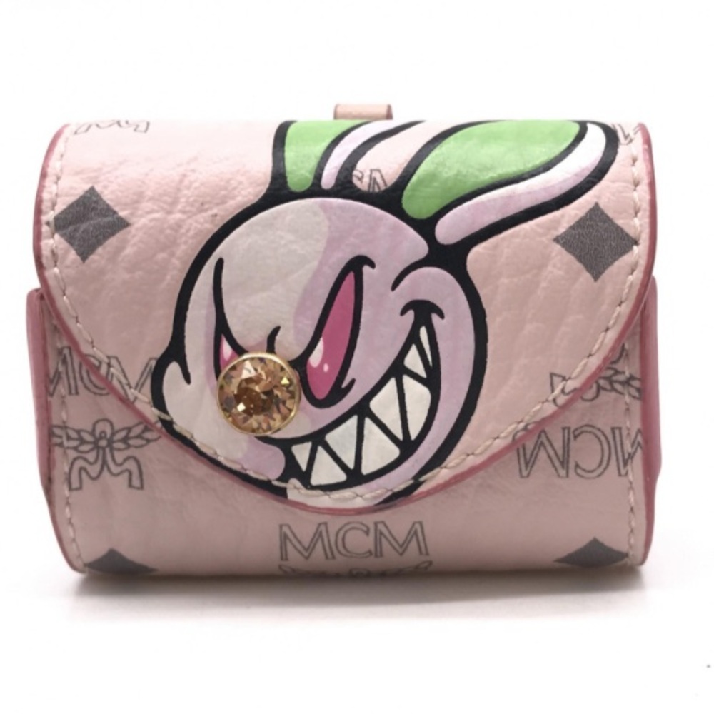 MCM x Sambypen Limited Edition Visetos Rabbit AirPods Pro Case Key Chain💝COA🌸 - Picture 3 of 7